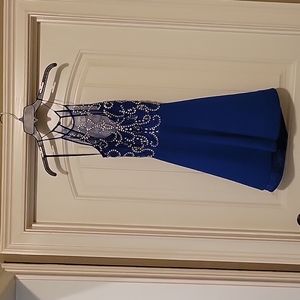 Jr dress B Darlin size 1/2 blue